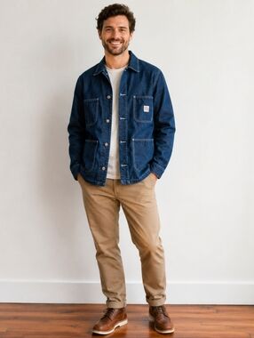 Vintage Pointer Brand Chore Coat Denim Jacket‎ Size XS